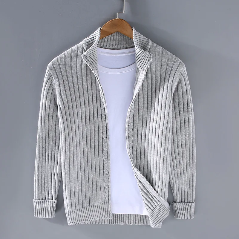 Drune | Merino Zip Strickjacke Für Herren