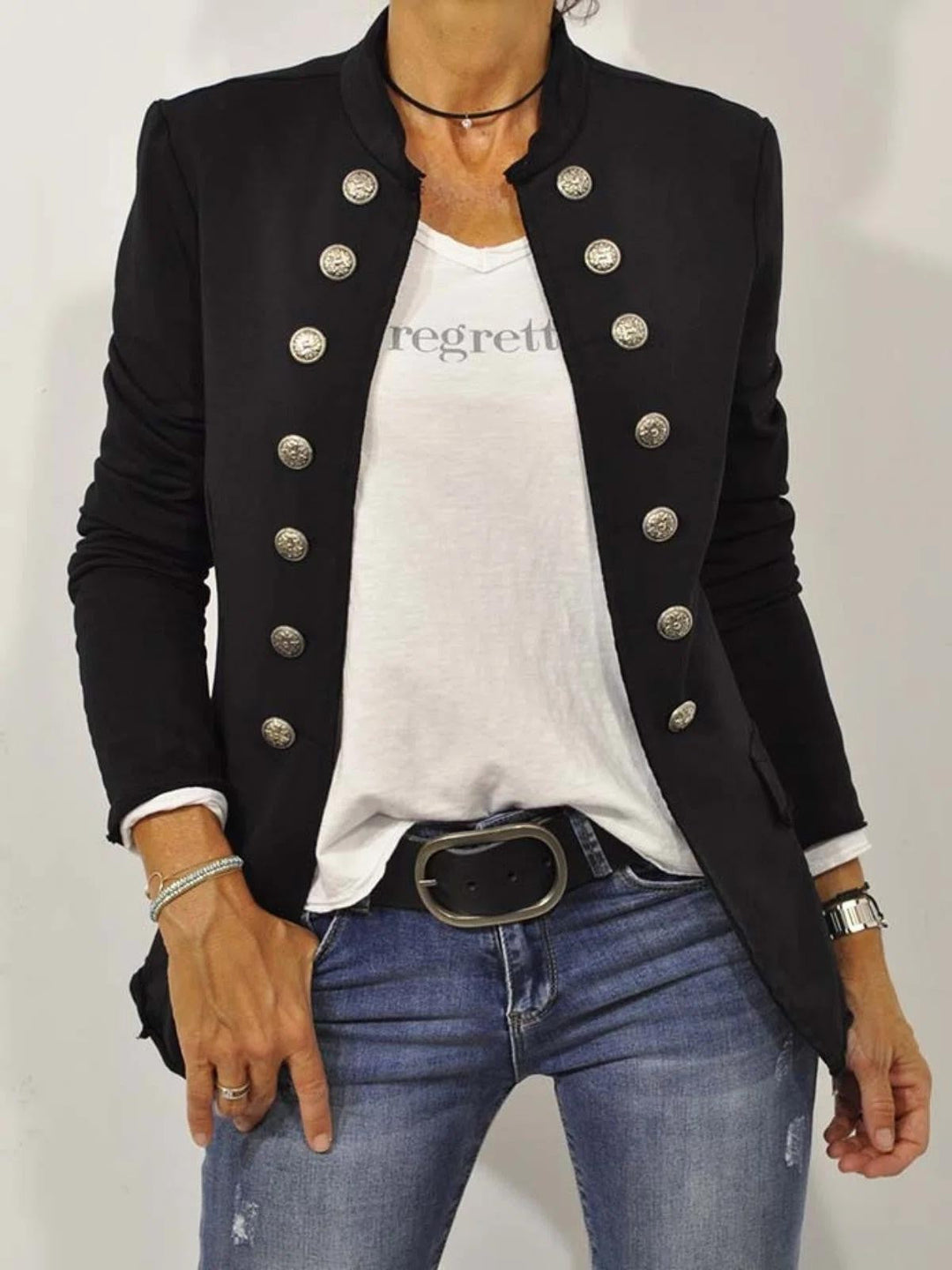 Drune | Damen Militärstil Blazer