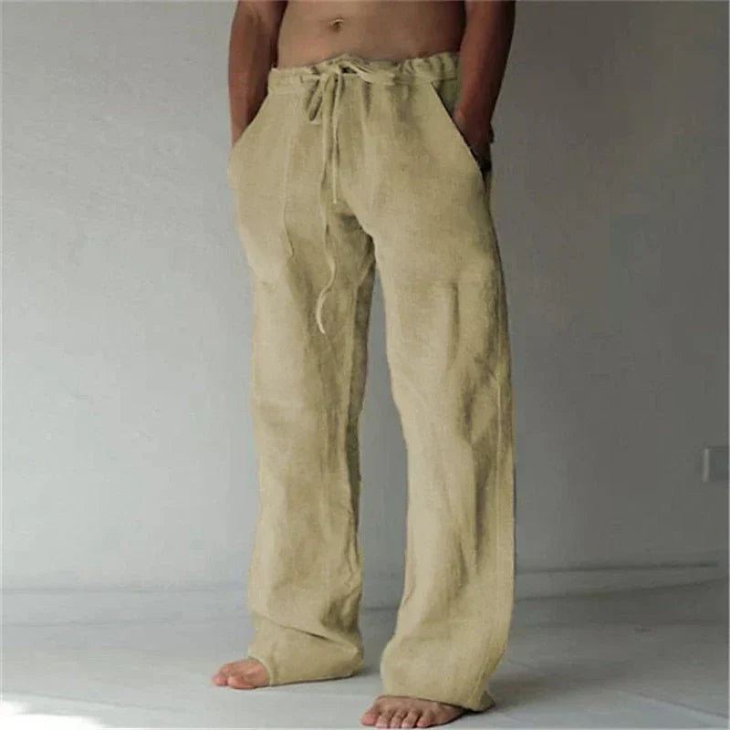 Drune | Lockere Leinenhose Für Herren