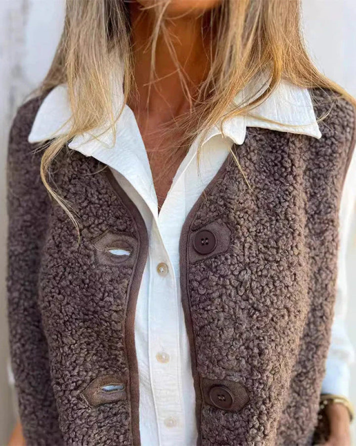 Drune | Damen Herbst Knöpfli Kurz Warm