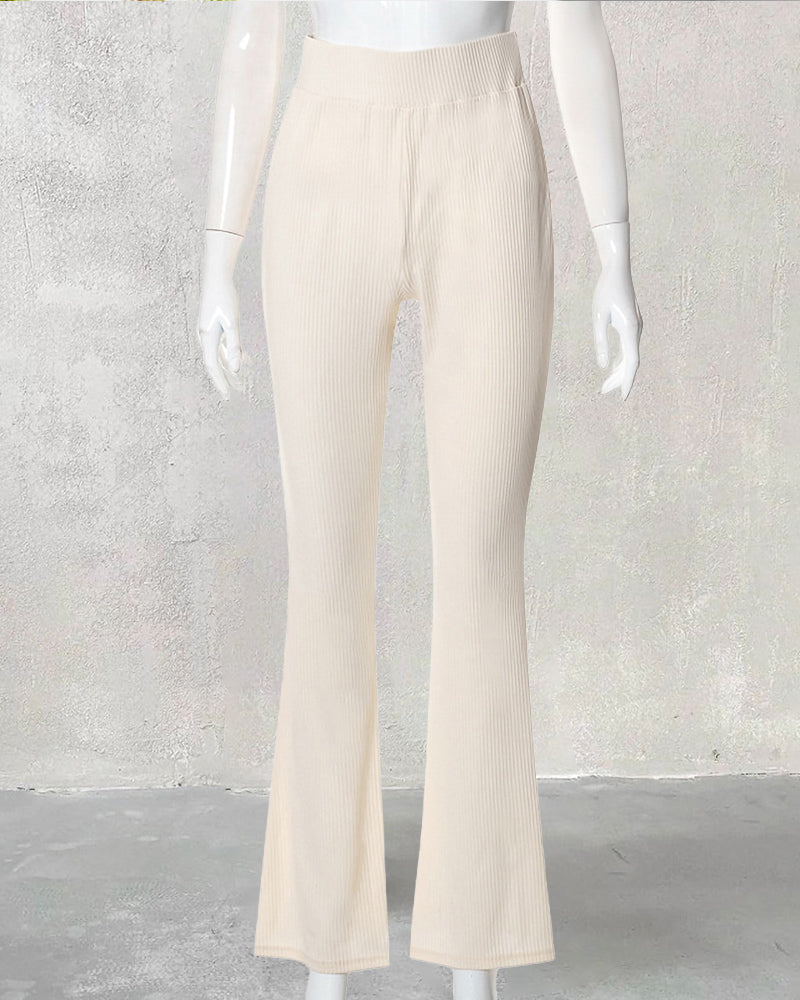 Drune | Slim Fit Hose mit Micro Flare