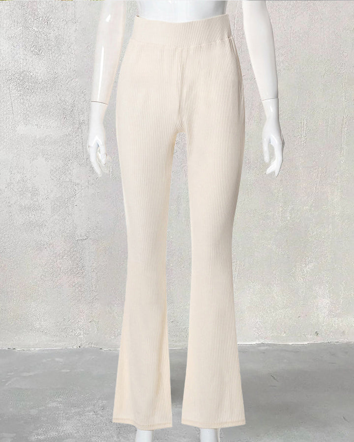 Drune | Slim Fit Hose mit Micro Flare