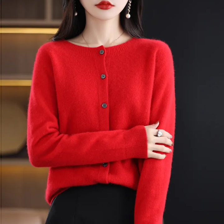 Drune | Klassische Wollstrickjacke