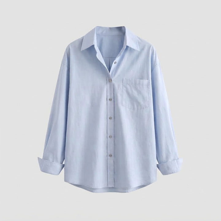Damen Lockeres Hemd mit kastiger Oversize‑Silhouette und weicher Baumwollmischung Drune
