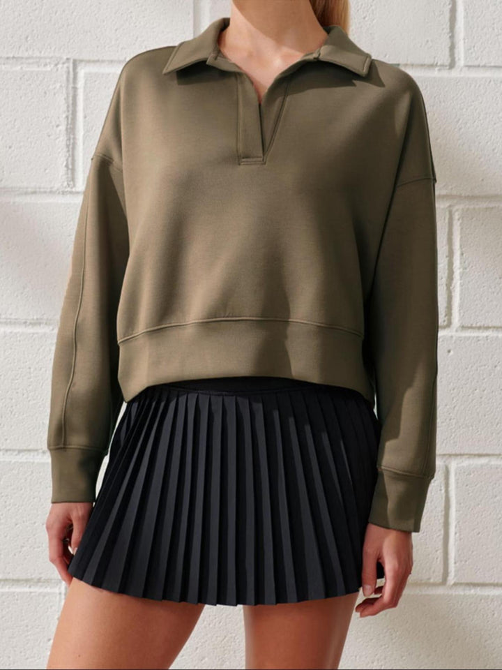Drune | Pullover mit Kragen