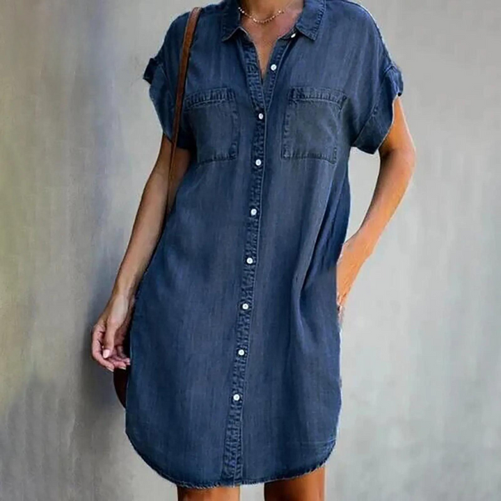 Drune | Elegantes Denim Kleid