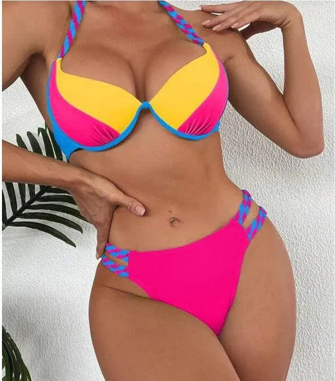 Drune | Hochgeschnittener Bikini Badeanzug