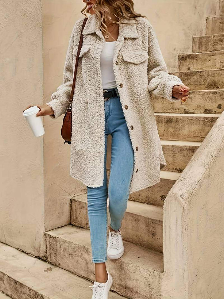 Drune | Übermantel Damen Sommerliche Chic Luftige Textur Perfekt für Kühlere Sommertage