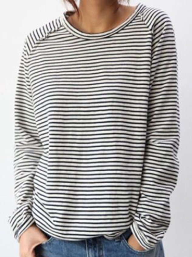 Drune | Gestreifte Pullover mit Langen Ärmeln