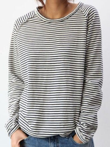 Drune | Gestreifte Pullover mit Langen Ärmeln