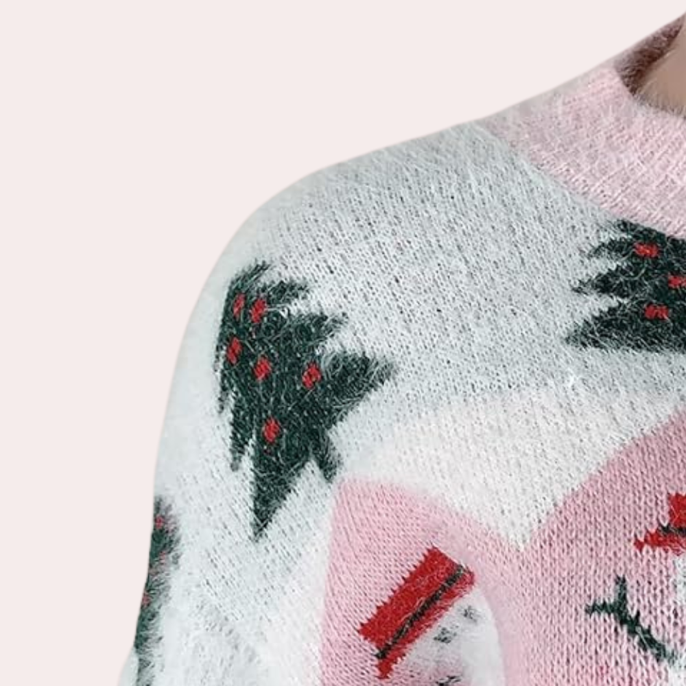 Drune | Trendiger Weihnachtspulli Für Damen Mit Muster