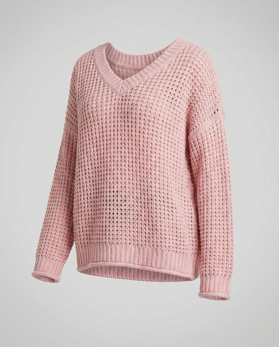 Drune | oversized Pullover mit V-Ausschnitt