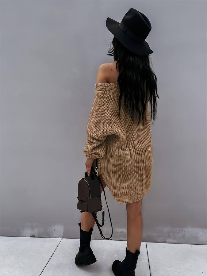 Drune - Übergroßes Strickkleid