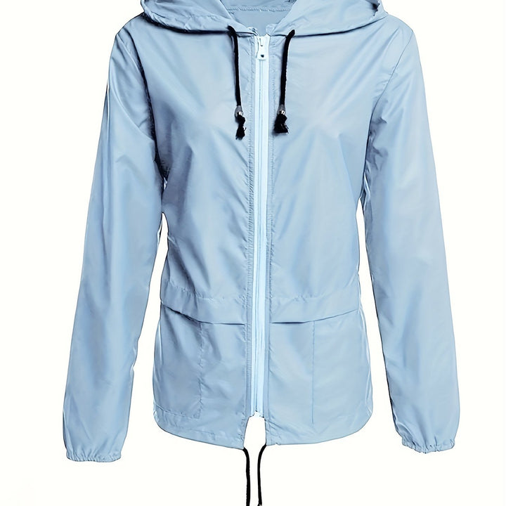 Drune | Einfarbige Windjacke mit Langen Ärmeln