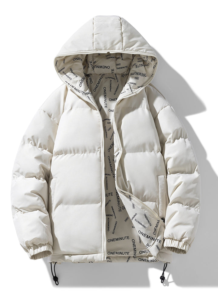 Drune | Winterjacke mit Kapuze und lässigem Design mit mehreren Taschen für Männer - Perfekt für Outdoor-Aktivitäten