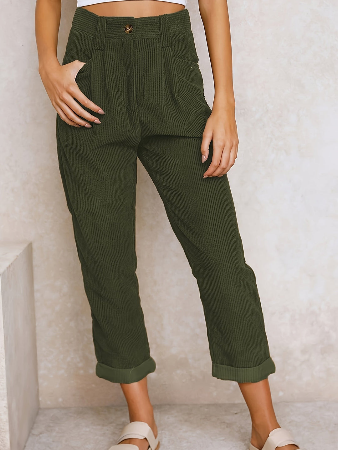 Drune | Damen Stoffhose mit geradem Bein für eleganten Stil