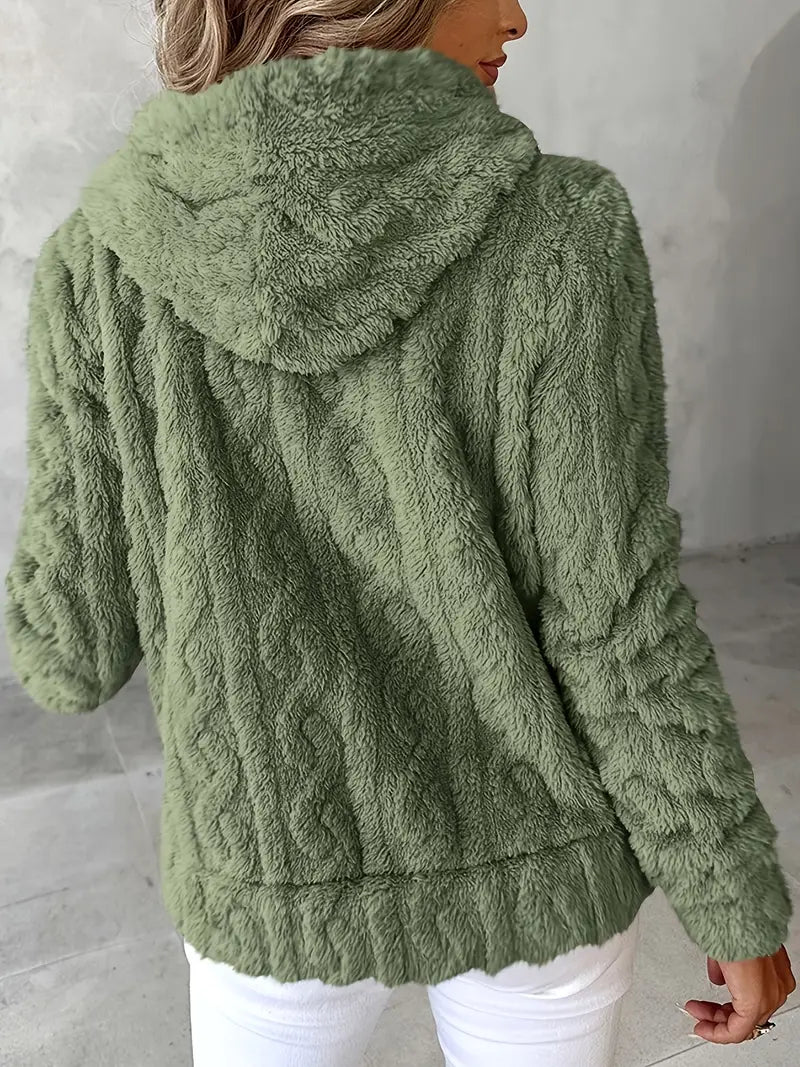 Drune | Weiches Kapuzen Sweatshirt mit Reißverschluss