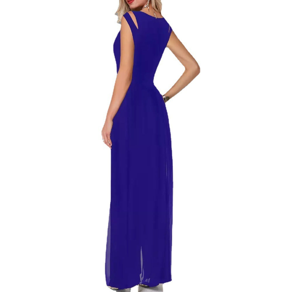 Drune | Einfarbiger Damen Jumpsuit Aus Milchseide