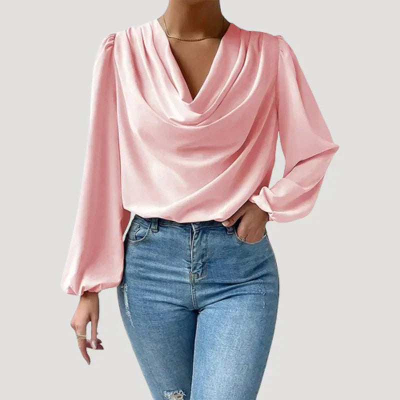 Drune | Bluse mit V-Ausschnitt