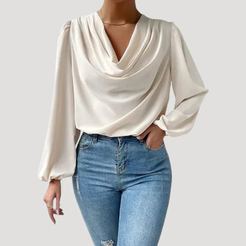 Drune | Bluse mit V-Ausschnitt