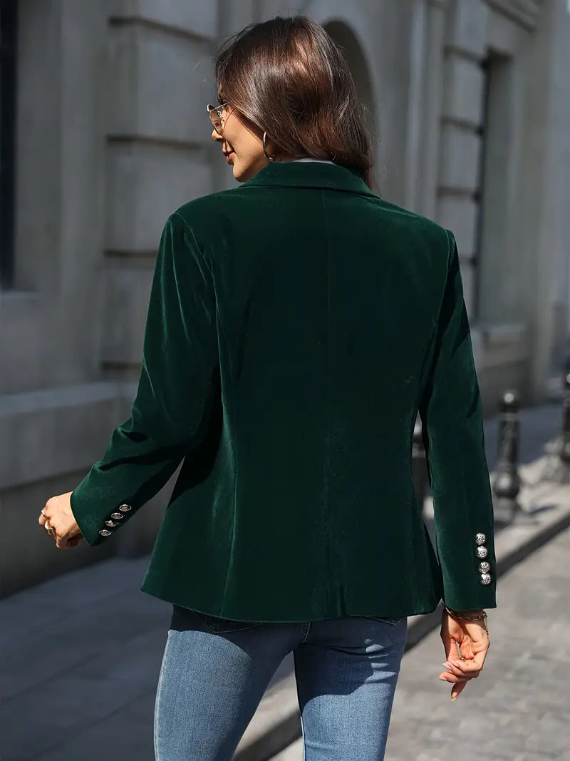 Drune | Eleganter Blazer Damen aus Samt im taillierten Schnitt