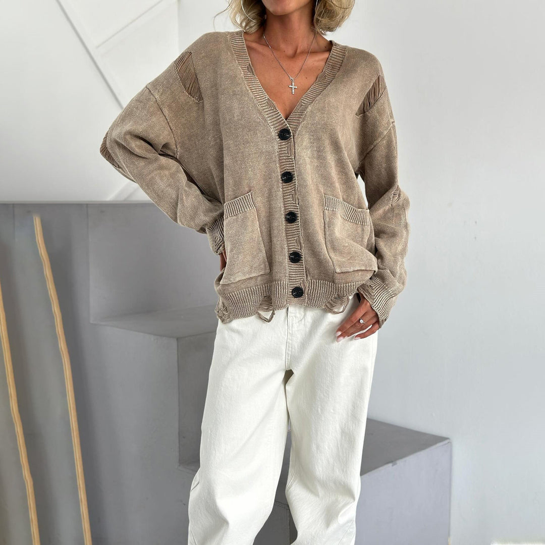 Drune | Out-Strickjacke für Damen