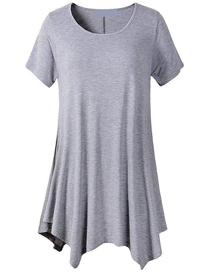 Drune | Sommerliches Loose Fit T-shirt Mit Kurzen Ärmeln