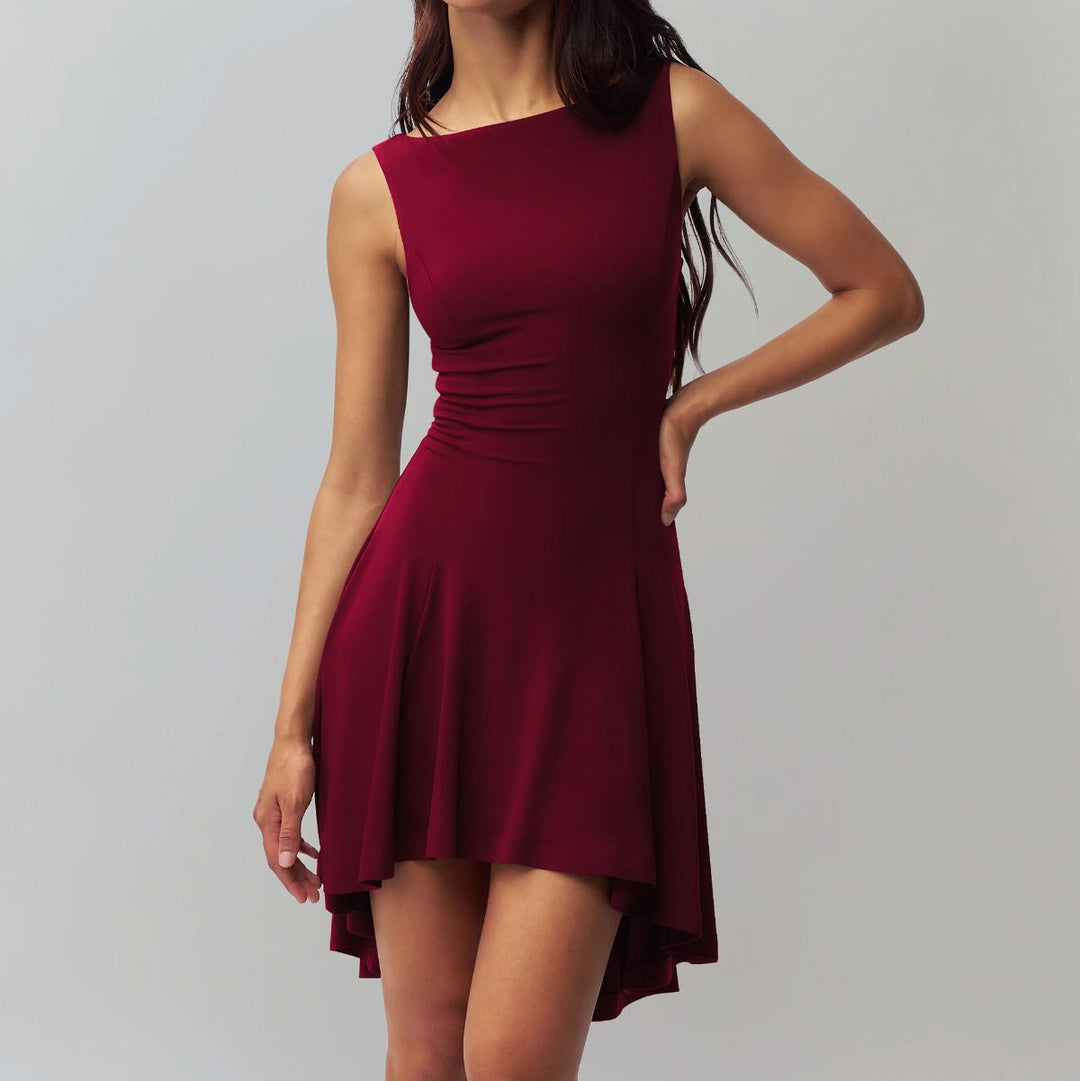 Drune | Ärmelloses Kleid mit Kragen
