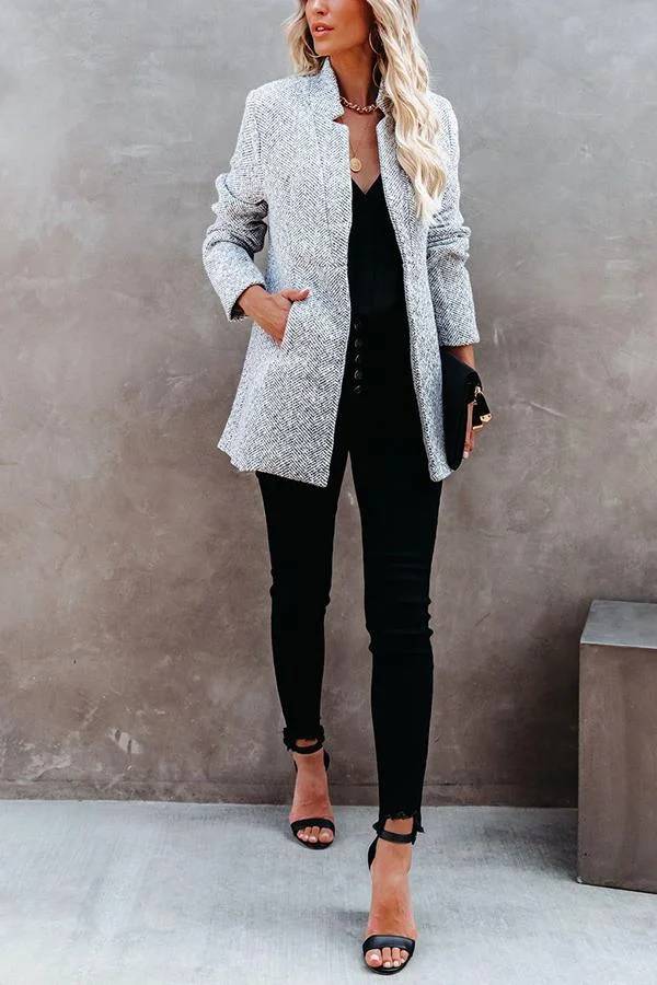 Drune | Legere einfarbige Jacke
