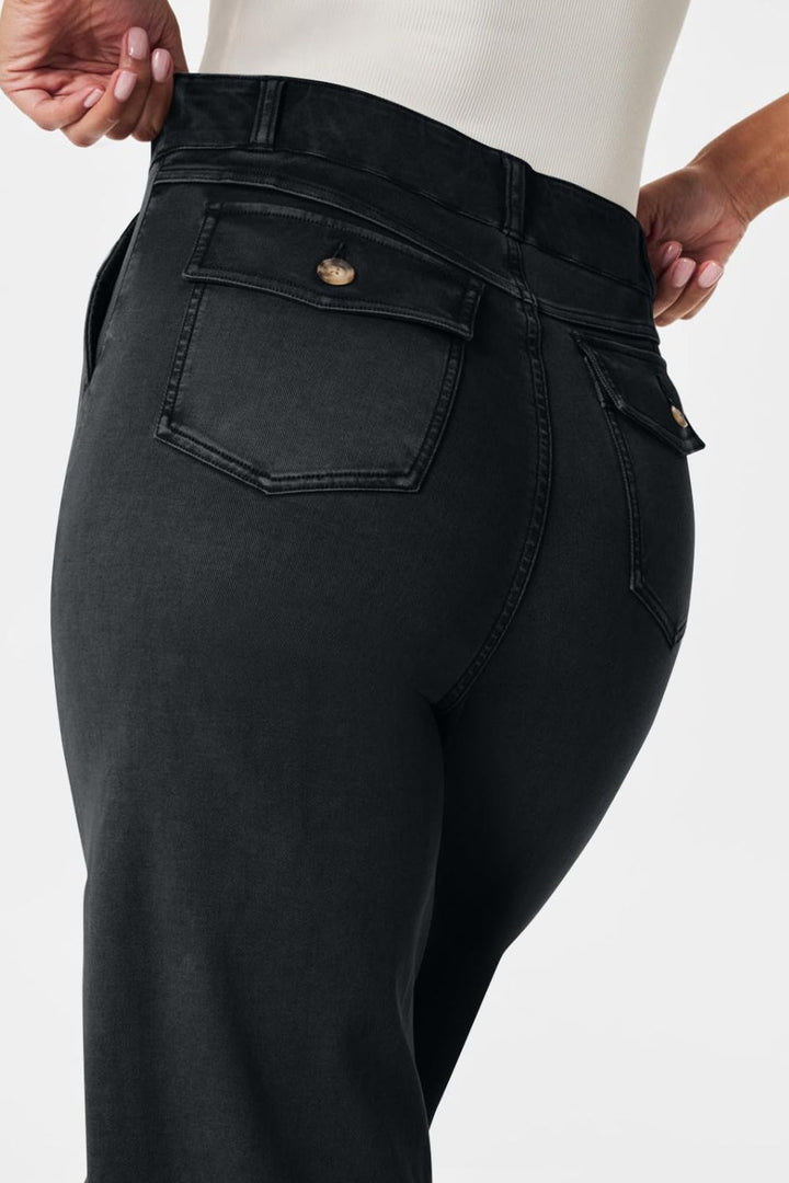 Drune | Hochtaillierte Jeans Mit Taschen Klassisch, Stilvoll Und Vielseitig