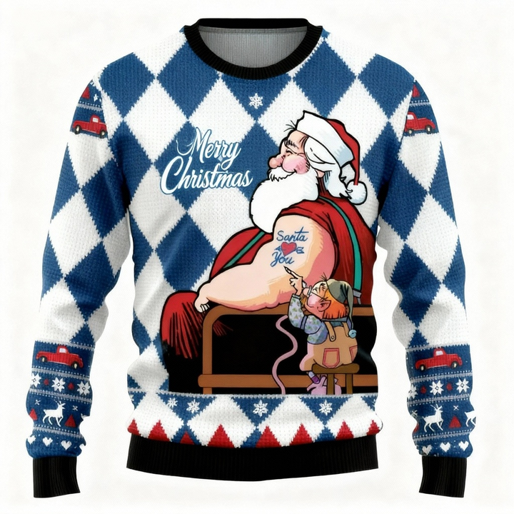 Drune | Hässlicher Weihnachts-Pullover Party [2025] | Santa Claus Edition