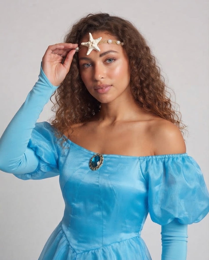 Damen Verzauberndes Ballkleid mit Schimmernden Akzenten Drune