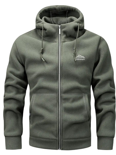 Drune | Warme Fleece-Jacke mit Kapuze für Männer