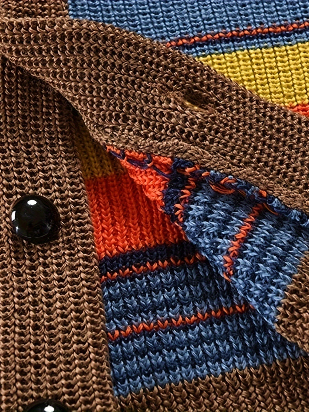 Drune | Strickstrickjacke mit bunten Streifen