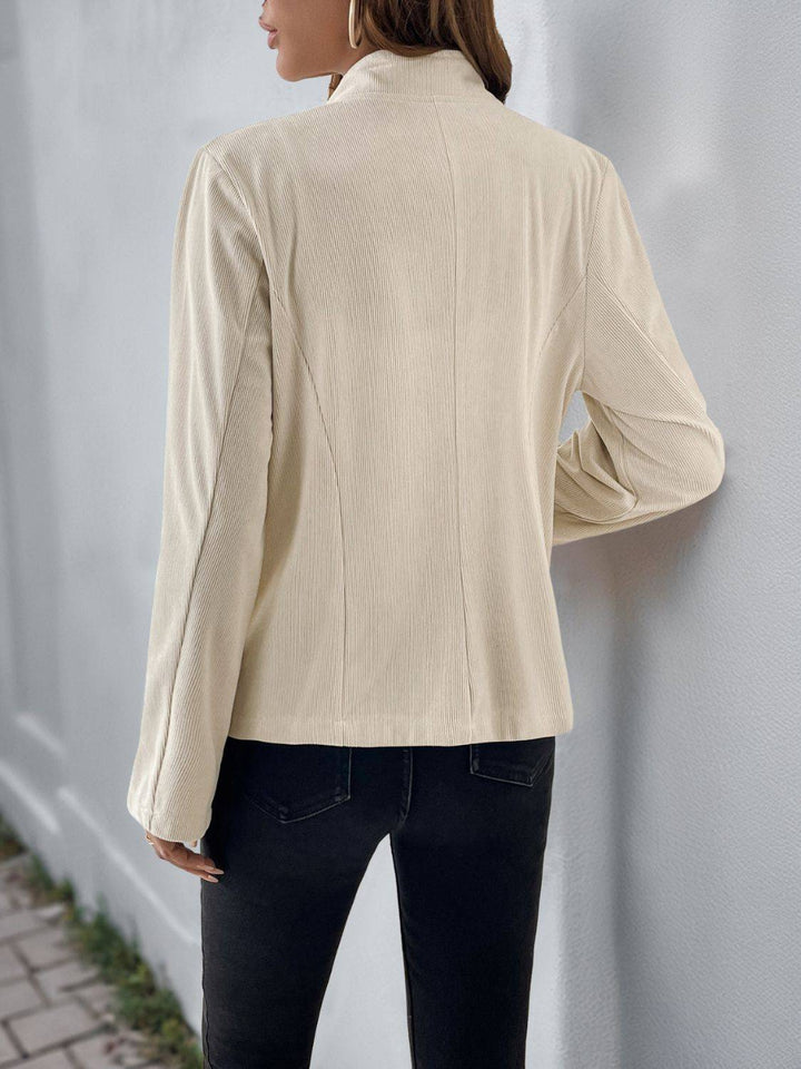 Drune | Perfee Knopfverschluss Stehkragenjacke
