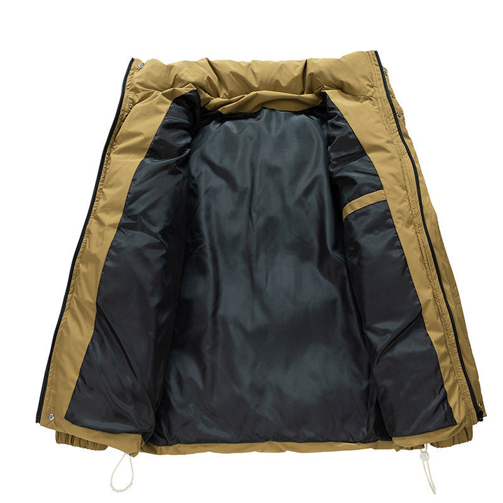 Drune | Herren Winterjacke aus Baumwolle mit Stehkragen - Warm und gefüttert, oversized