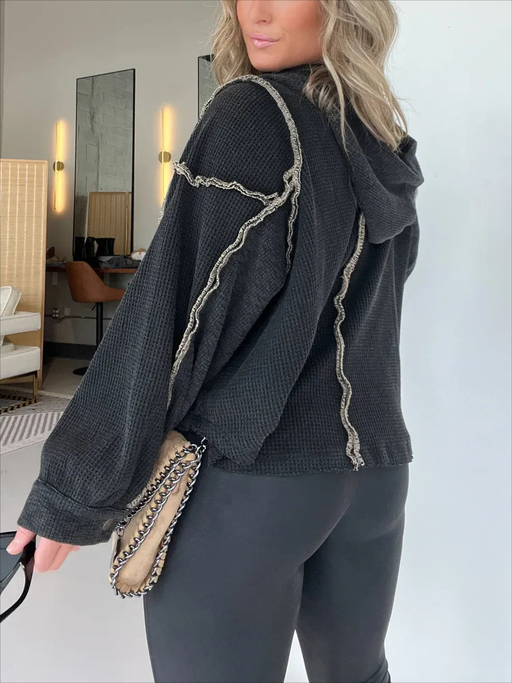 Drune | Pullover mit unregelmäßigem Saum für Herbst und Winter