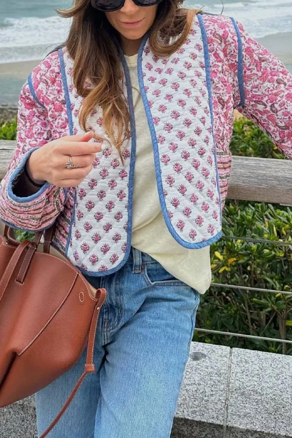 Drune | Wendbare Steppjacke mit farblich passender kleiner Baumwolljacke