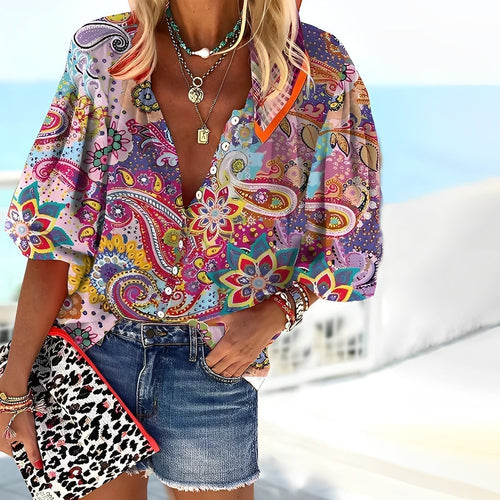 Drune | Hemd mit Mandala Print