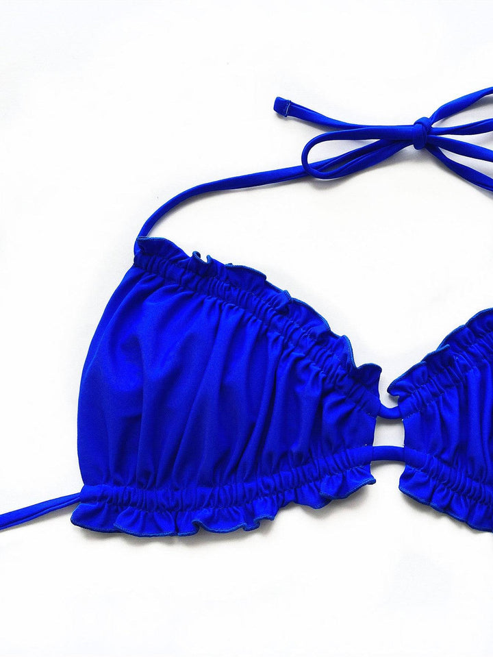 Drune | Rüschentrill Halterneck Bikini Set