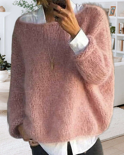 Drune | Pullover mit Farbdetail am Nacken