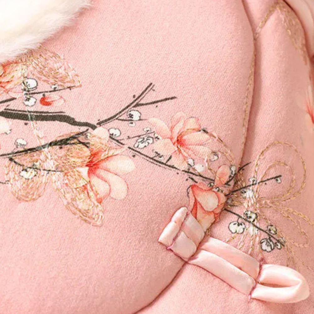 Drune | Warme Blumenjacke für Damen
