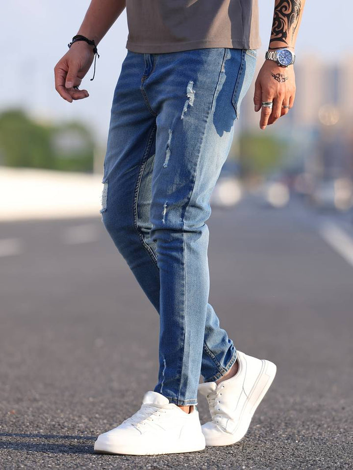 Drune | zerrissene jeans für männer