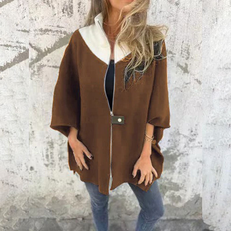 Drune | Bicolor-Langjacke für elegante Lagenlooks