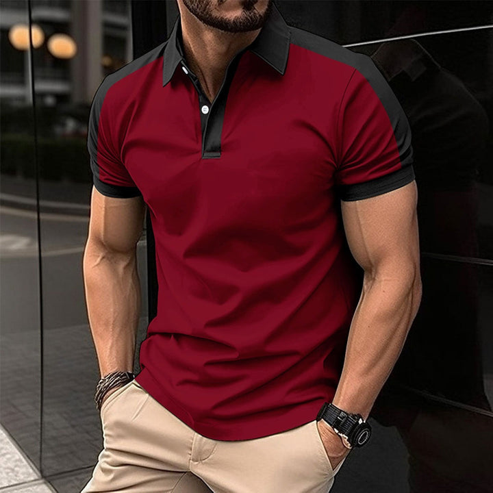 Drune | Großes Twill-Poloshirt
