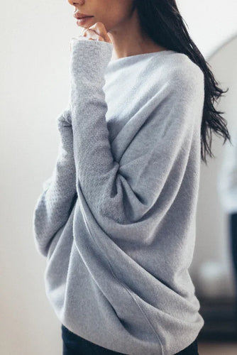 Drune | Asymmetrisch Drapierter Pullover