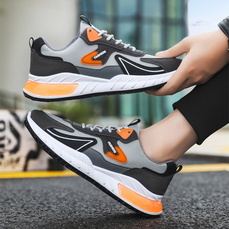 Drune | Atmungsaktive Herren Sneaker Mit Farbakzent
