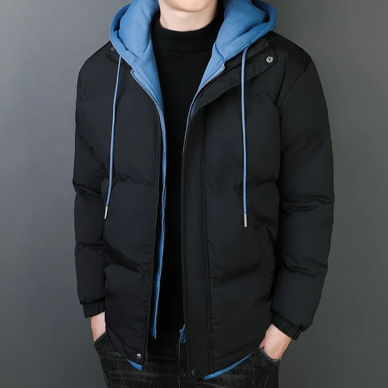 Drune | Herrenjacke aus schwerem Baumwollstoff mit winddichter Kapuze