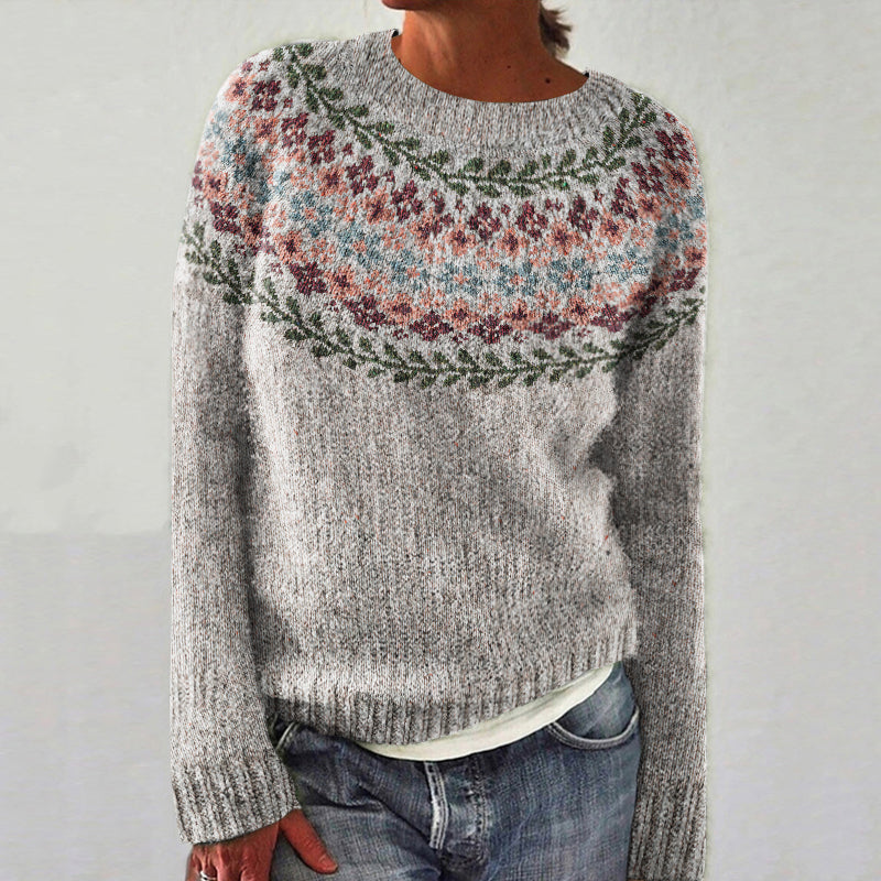 Drune | Schick Gemusterter Strickpulli