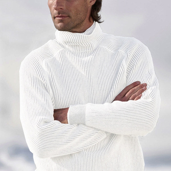 Drune | Turtleneck Strickpullover Baumwolle und Polyester Komfortabel und Warm